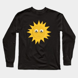 Saddened Sun Long Sleeve T-Shirt